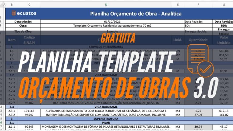 Descubra as Minutas de Orçamentos para Obras e Economize Tempo e Dinheiro!
