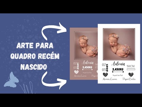 Personalize seu quadro de nascimento: dicas para criar um presente &uacute;nico!