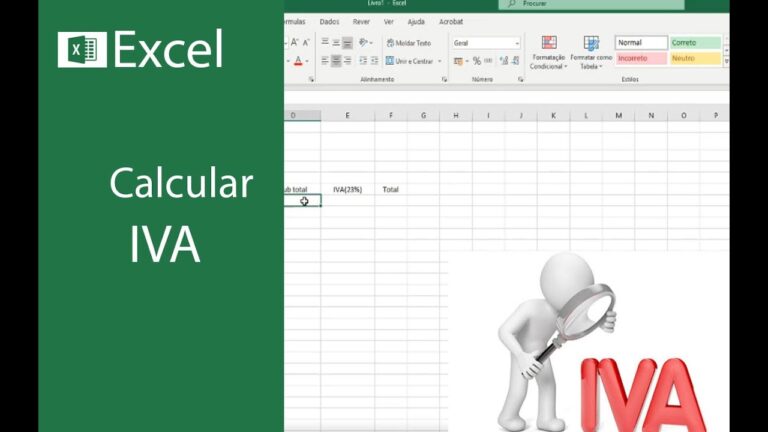 Calculando o IVA de forma otimizada no Excel