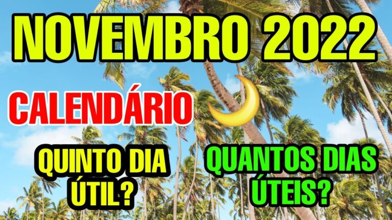 Novembro: O M&ecirc;s com Mais Dias &Uacute;teis