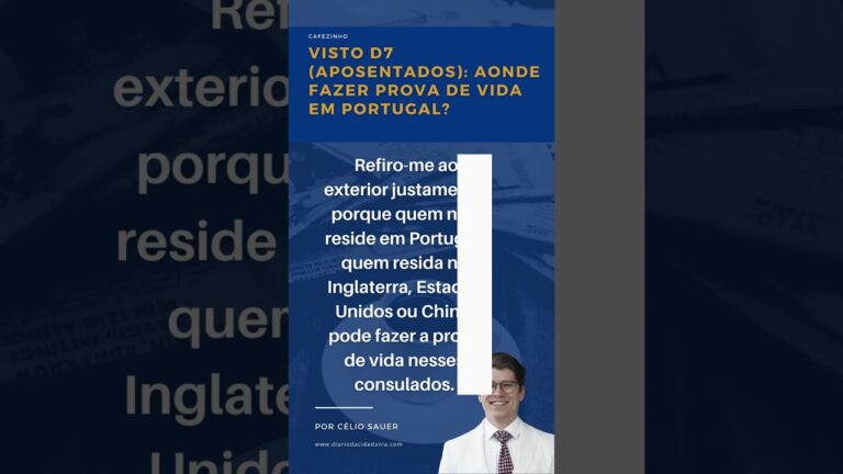Prova de Vida em Portugal: Tudo o que Precisa Saber