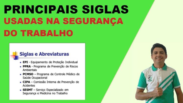 Todas as Siglas de Segurança do Trabalho: Guia Completo