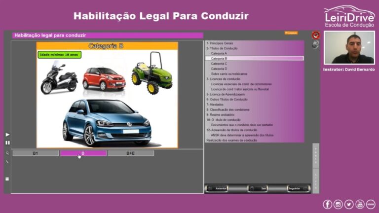 Dicas para um condutor ao conduzir um automóvel