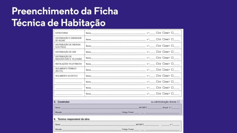 Guia Completo da Ficha Técnica de Habitação