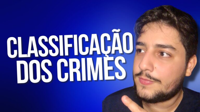 Tipologia de Crimes: Classifica&ccedil;&atilde;o e Identifica&ccedil;&atilde;o